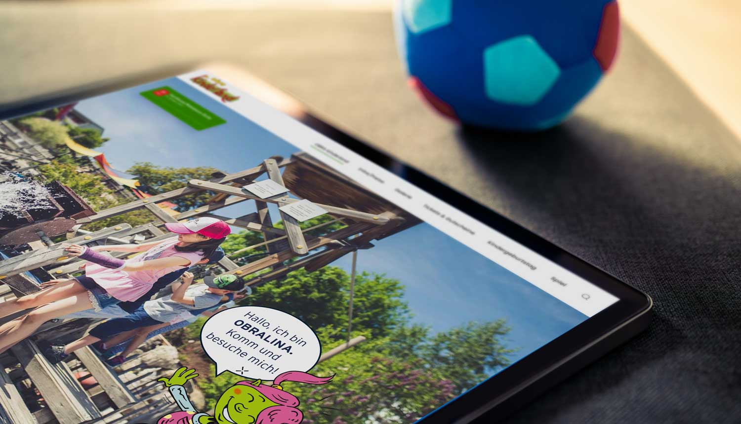 Website OBRA Kinderland